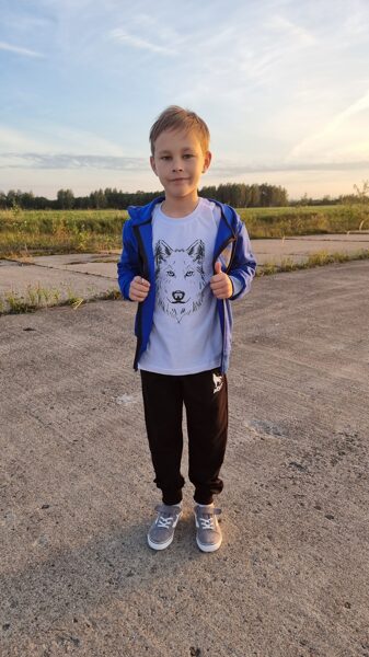 Kostīms zēniem WOLF, zils